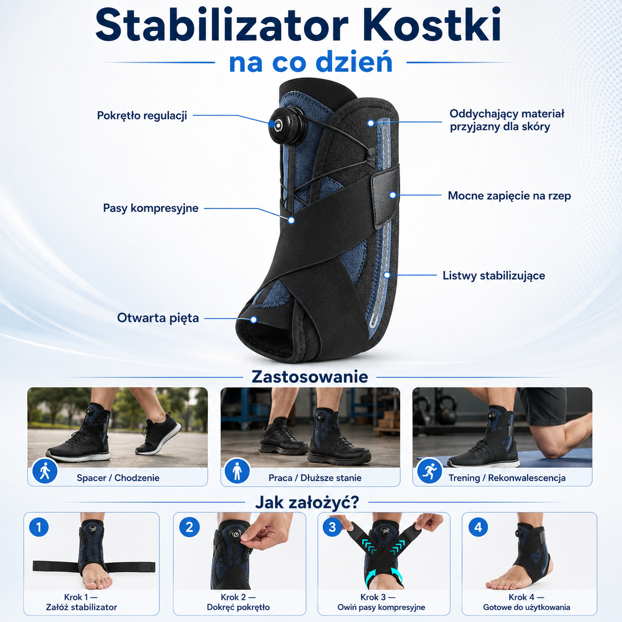 KostkaPRO™ — Stabilizator Kostki z Systemem Regulacji