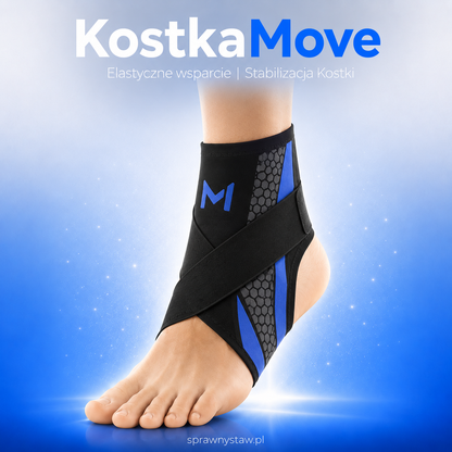 KostkaMove™ — Elastyczne wsparcie kostki, które mieści się w bucie