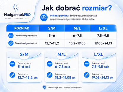 NadgarstekPRO™ — Stabilizator Nadgarstka z Regulacją Smart Knob