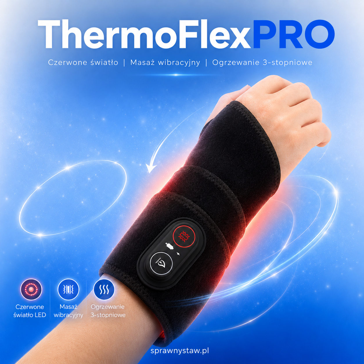 ThermoFlexPRO — Wielofunkcyjny Masażer Grzewczy