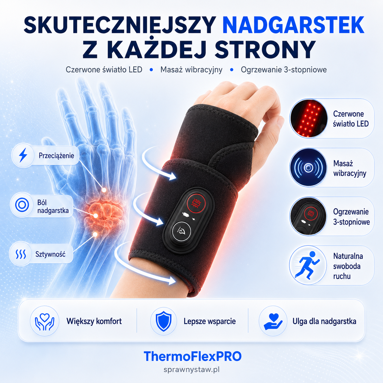 ThermoFlexPRO — Wielofunkcyjny Masażer Grzewczy