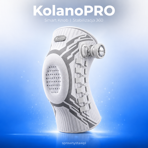 KolanoPRO™ — Stabilizator Kolana z Regulacją Smart Knob