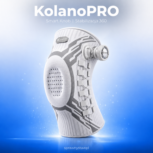 KolanoPRO™ — Stabilizator Kolana z Regulacją Smart Knob
